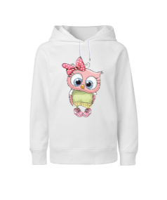 Sevimli baykuş Çocuk Unisex Hoodie Kapüşonlu