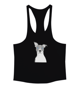 Sevimli Köpek- İllüstrasyon köpek Erkek Tank Top Atlet