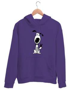 Sevimli Köpek - Sweet Dog V1 Mor Unisex Kapşonlu Sweatshirt