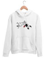 Sevimli Köpek - Sweet Dog V2 Beyaz Unisex Kapşonlu Sweatshirt - Thumbnail