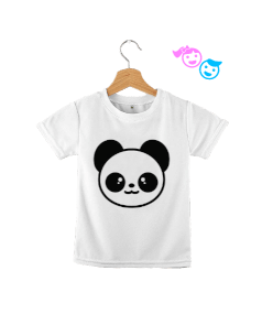 Sevimli Panda Tasarımı Çocuk Unisex Çocuk Unisex