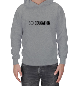 Sex eduction sweat Erkek Kapşonlu