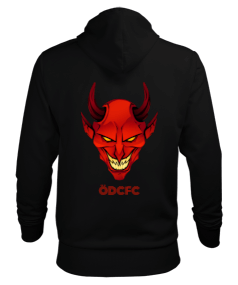 ŞEYTAN BASKILI SWEATSHİRT Erkek Kapüşonlu Hoodie Sweatshirt