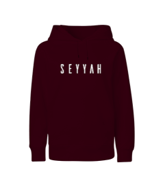 Seyyah Bordo TiNCiR Çocuk Unisex Hoodie Kapüşonlu