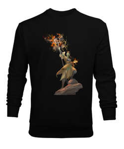 Shaman Fire Siyah Erkek Sweatshirt