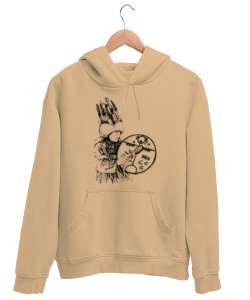 Shaman - Şaman - Kam Camel Unisex Kapşonlu Sweatshirt