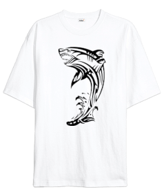 shark tshirt Oversize Unisex Tişört