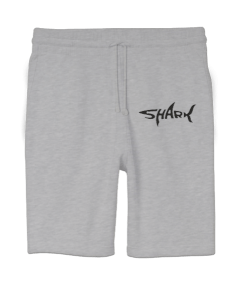 Shark yazılı Unisex Sweatshirt Şort Regular Fit