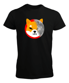 SHIB to the Moon Shiba Inu v1T Black Erkek Tişört