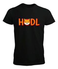 Shiba Inu v3T HODL Black Erkek Tişört