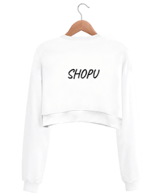 SHOPU PRİNCESS Kadın Crop Sweatshirt