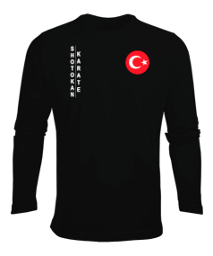 Shotokan Karate Erkek Uzun Kol Yazlık Tshirt Erkek Uzun Kol Yazlık Tişört