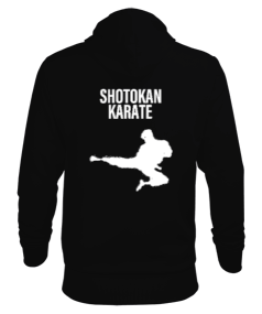 Shotokan Karate Fermarlı Sweatshirt Erkek Kapşonlu Fermuarlı