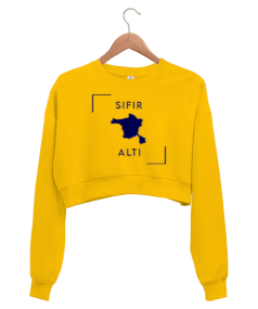 SIFIR ALTI ANKARA Kadın Crop Sweatshirt