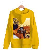 Sinefil Sarı Unisex Kapşonlu Sweatshirt - Thumbnail