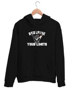 Sınırlarını Belirle - El ve Parmaklar - Your Limits Siyah Unisex Kapşonlu Sweatshirt