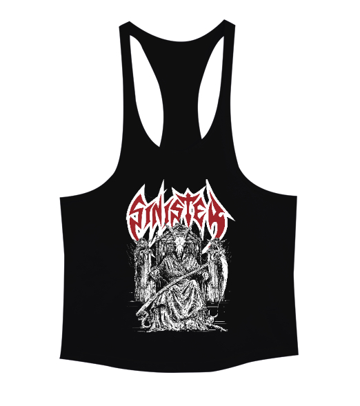 Sinister Siyah Erkek Tank Top Atlet