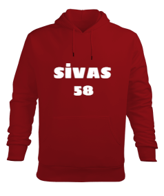 SİVAS Erkek Kapüşonlu Hoodie Sweatshirt