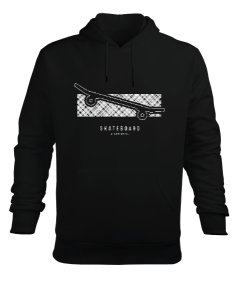 SkateBoard Tasarım Erkek Kapüşonlu Hoodie Sweatshirt