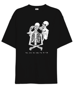 Skeletons Blindfold Oversize Unisex Tişört