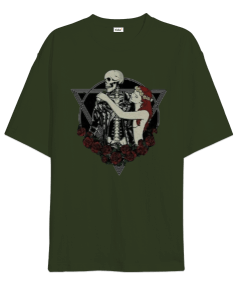 Skull Art Oversize Unisex Tişört