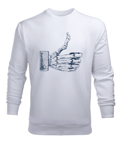 Skull Hand OK Erkek Sweatshirt