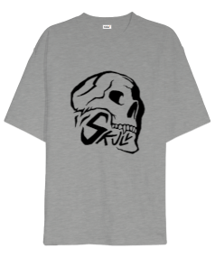 Skull - Kurukafa Oversize Unisex Tişört