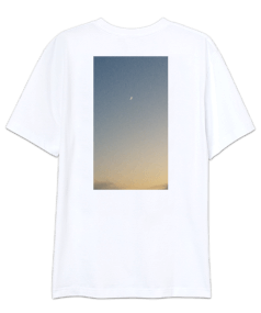 SKY and MOON Oversize Unisex Tişört