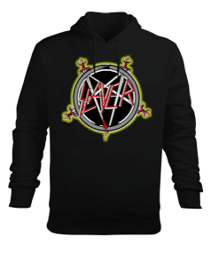 Slayer Heavy Metal Rock Baskılı Erkek Kapüşonlu Hoodie Sweatshirt