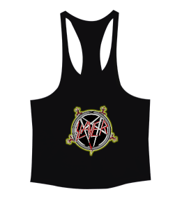 Slayer Heavy Metal Rock Baskılı Erkek Tank Top Atlet