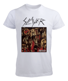 Slayer Heavy Metal Rock Baskılı Erkek Tişört