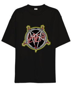 Slayer Heavy Metal Rock Baskılı Oversize Unisex Tişört