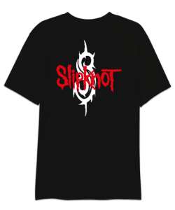 Slipknot - Rock And Roll Siyah Oversize Unisex Tişört