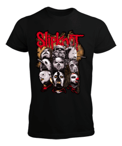 Slipknot Rock Tasarım Baskılı Erkek Tişört