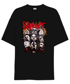 Slipknot Rock Tasarım Baskılı Oversize Unisex Tişört