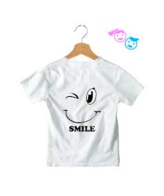 smile tshirt Çocuk Unisex