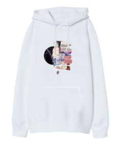 SMSK Oversize Unisex Kapüşonlu Sweatshirt