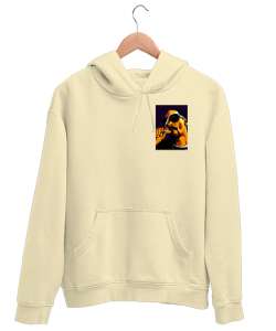 Snoop Dogg Krem Unisex Kapşonlu Sweatshirt