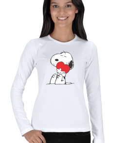 Snoopy Love Kadın Uzun Kol