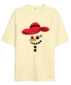 Snow woman Oversize Unisex Tişört