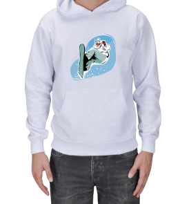 Snowboard sweatshirt Erkek Kapşonlu