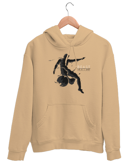 Tisho - Soccer - Futbol - Canavar Golcü Camel Unisex Kapşonlu Sweatshirt