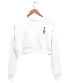 Sol Anahtarım Kadın Crop Sweatshirt