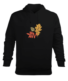 Sonbahar yaprakları Erkek Kapüşonlu Hoodie Sweatshirt