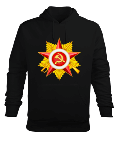 Sovyetler Birliği Erkek Kapüşonlu Hoodie Sweatshirt