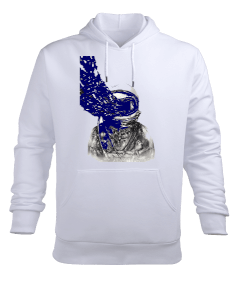 Space Burst Erkek Kapüşonlu Hoodie Sweatshirt