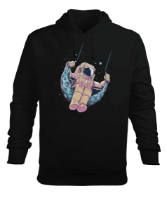 Space Erkek Kapüşonlu Hoodie Sweatshirt