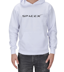 SpaceX Erkek Kapşonlu