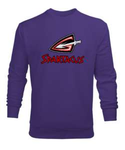 Spartacus V3 Mor Erkek Sweatshirt