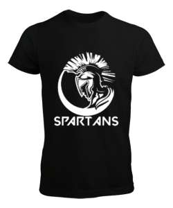 Spartan Siyah Erkek Tişört